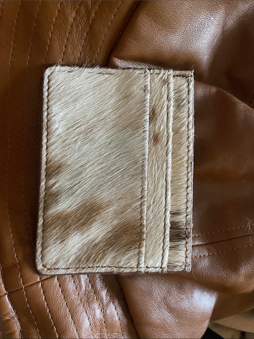 Cowhide Credit Card Holder